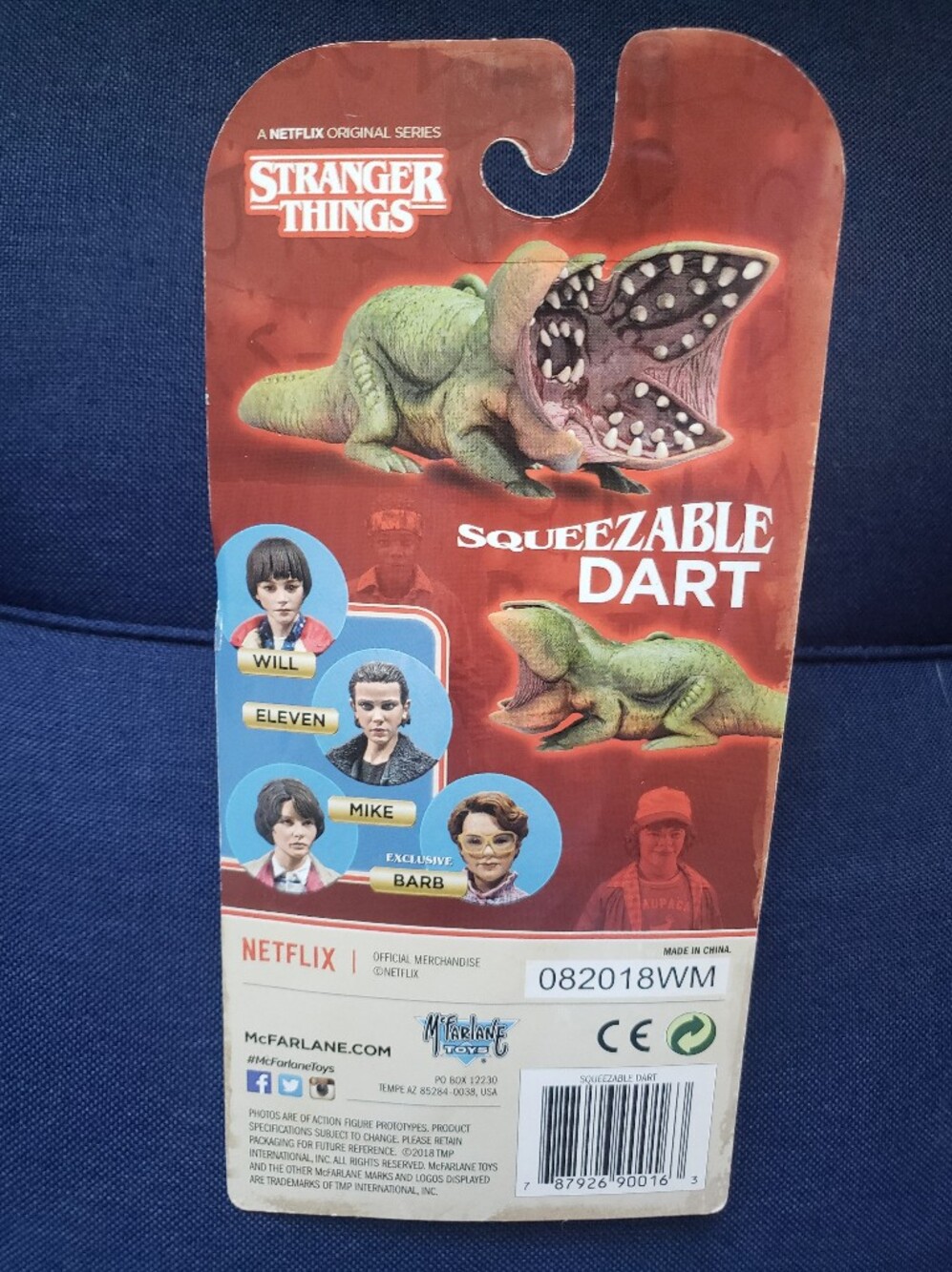 New Stranger Things Squeezable Dart Toy Figure Netflix McFarlane Collectible NIB - Picture 2 of 2